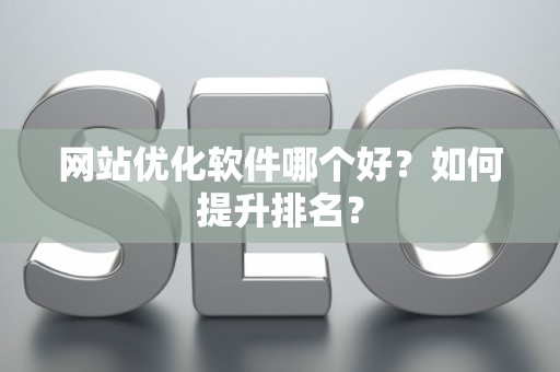 网站优化软件哪个好？如何提升排名？